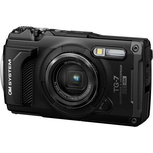 OLYMPUS TG-7　ブラック　【シャッター回数408回】 Câmera olympus tough tg-7 waterproof preta - Câmera Semi e
